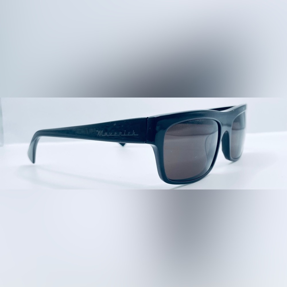 Maverick El Dorado Black Rectangular Sunglasses Frames Only